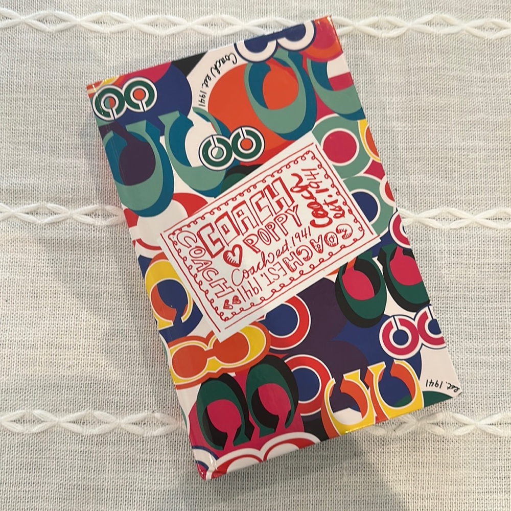 Coach POPPY limited edition hard cover journal